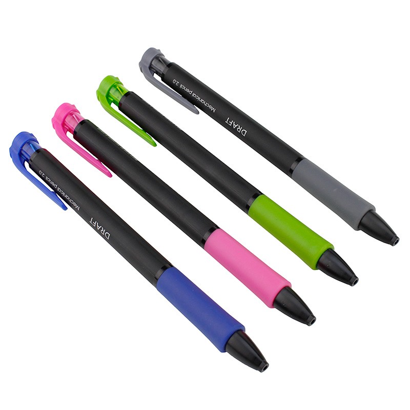 Creion mecanic Draft, mina 2B diametru 2 mm, ergonomic, Erich Krause - imagine 4